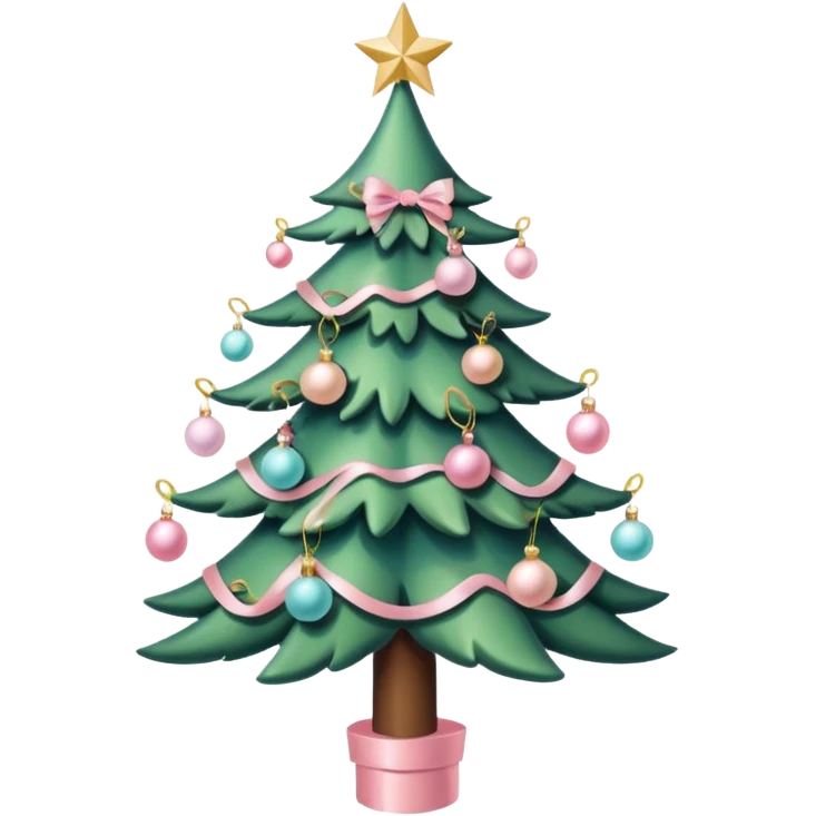 Coquette aesthetic Christmas emoji