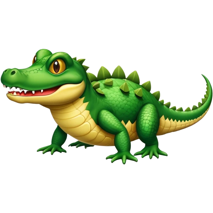 haz un cocodrilo que vuele y tenga bombas emoji