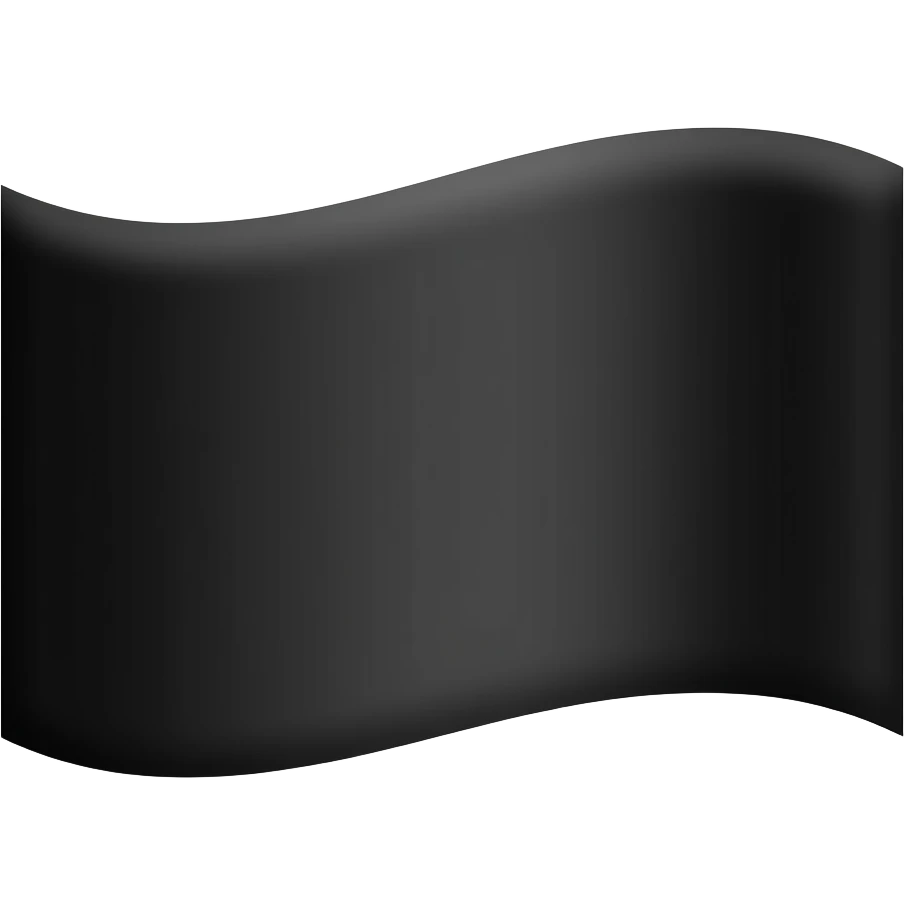 Bandera negra emoji
