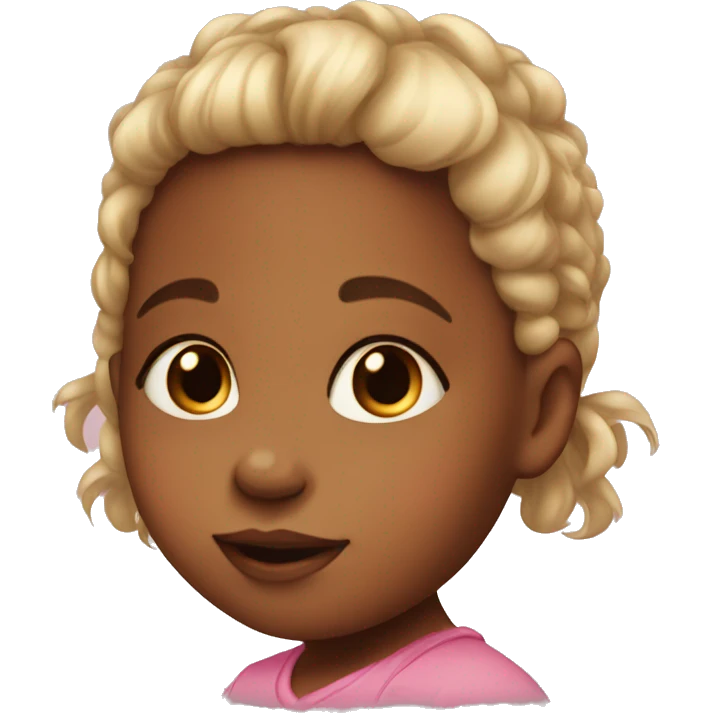 Baby girl emoji