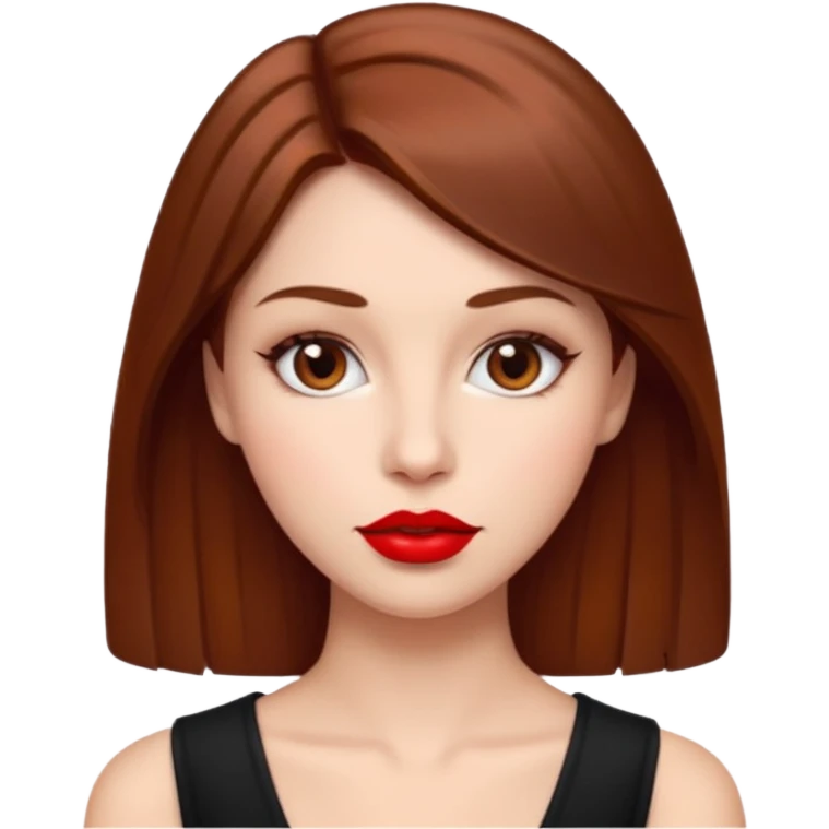 woman red lips emoji
