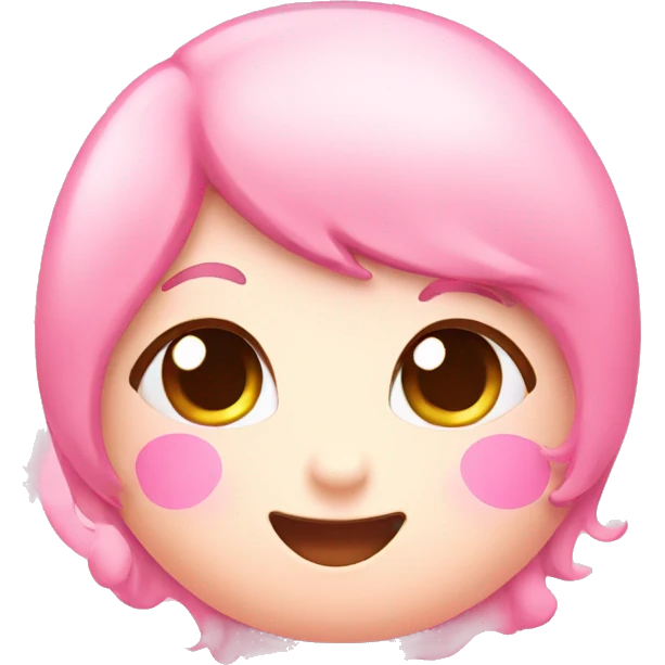 pink kawaii cute heart emoji emoji