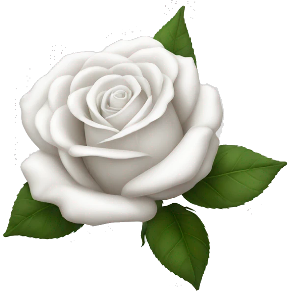 Roses white  emoji