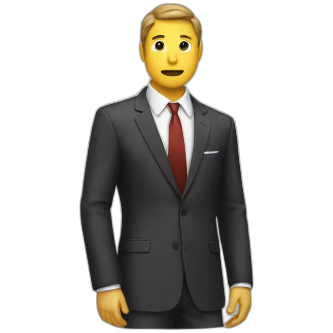 suit faceplam emoji