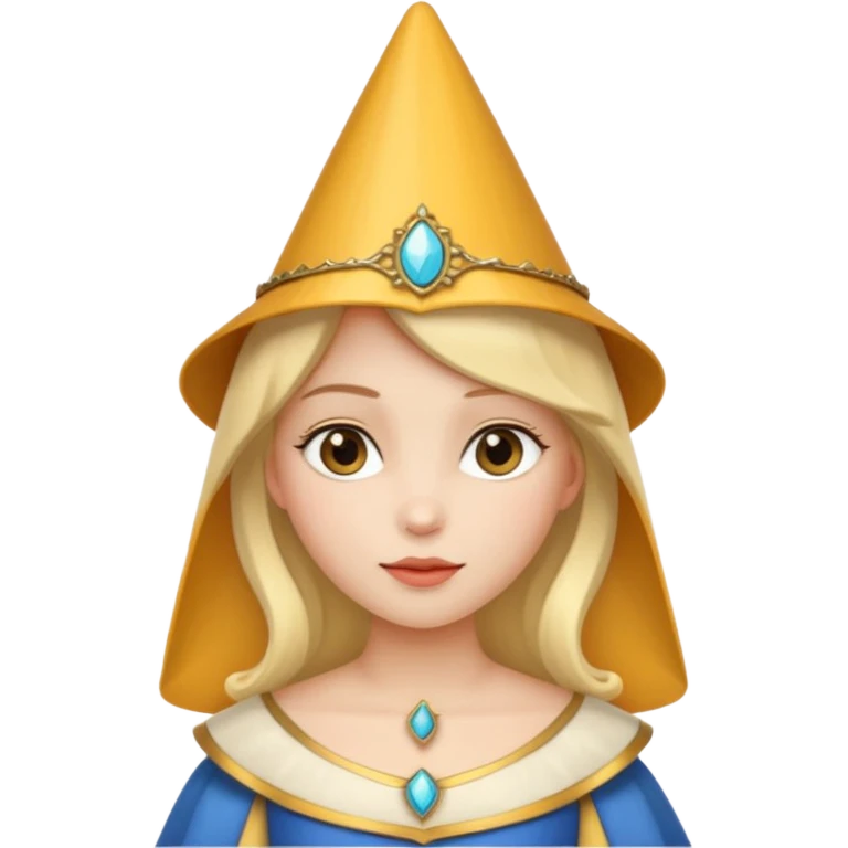 Medieval princess with cone hat emoji