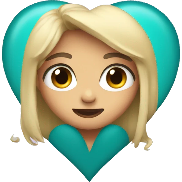 teal heart emoji