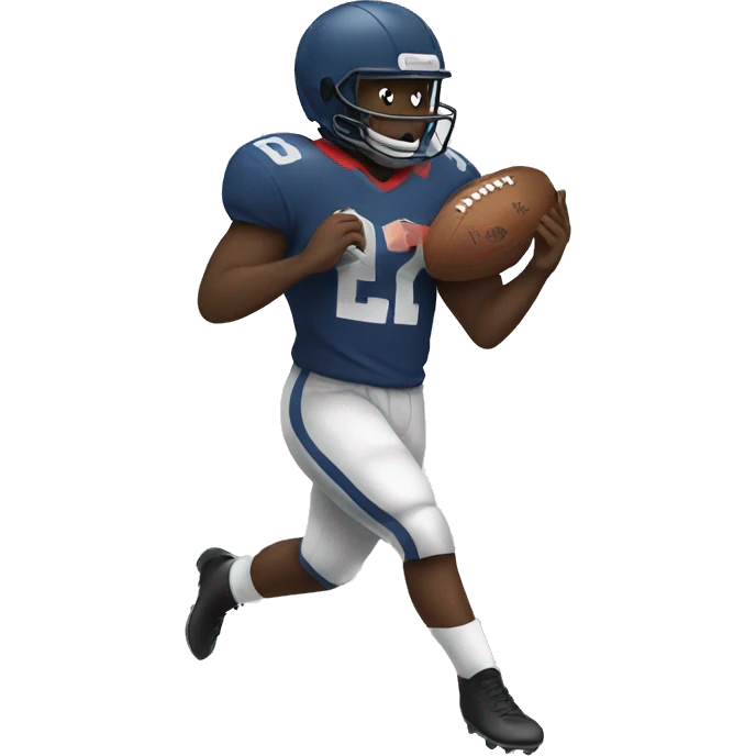 Playing football emoji