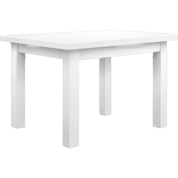 white table pvc  emoji