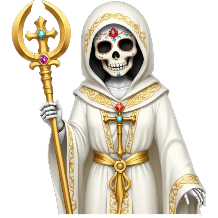 la santa muerte gold emoji