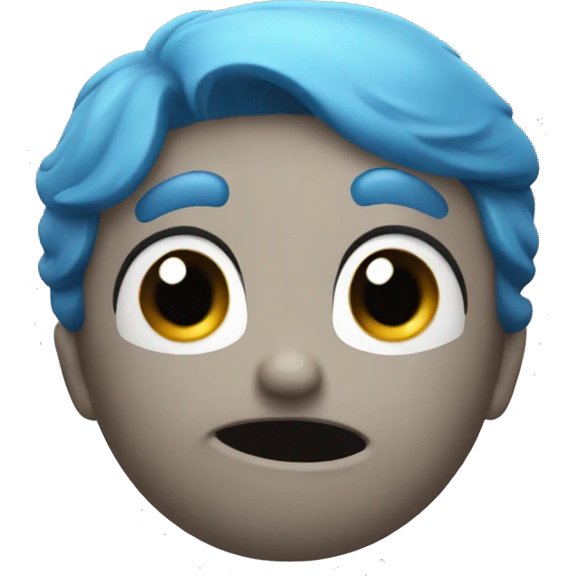 embarrassed bluejar emoji