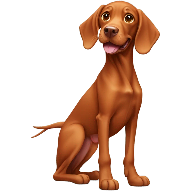 Hungarian vizla happy emoji