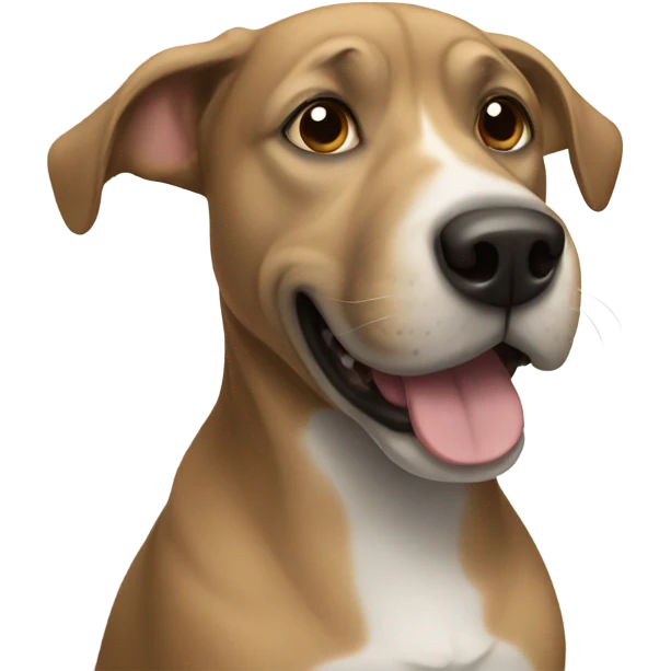 Dog with Eber emoji