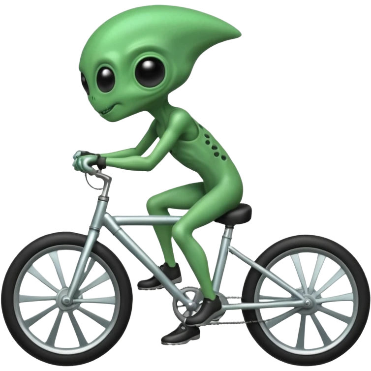 alien on bike emoji