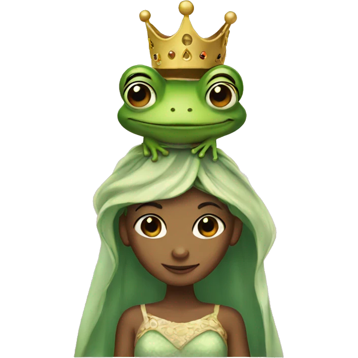 Frog princess emoji