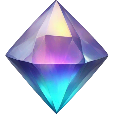 hologram textured gem emoji