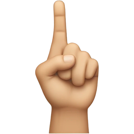 pointing, back of hand,  emoji