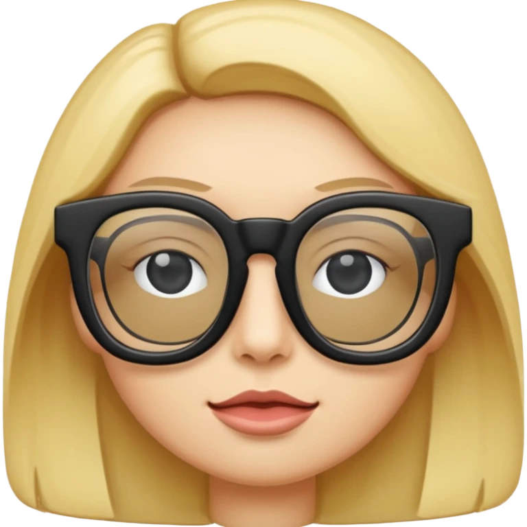 Black glasses emoji