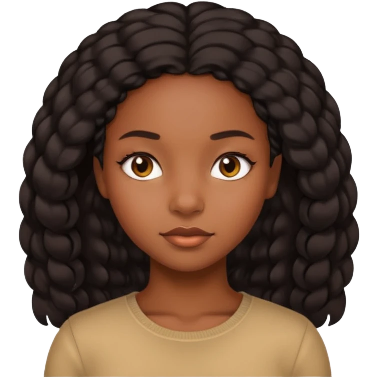 a black girl with a attitude and side eying emoji