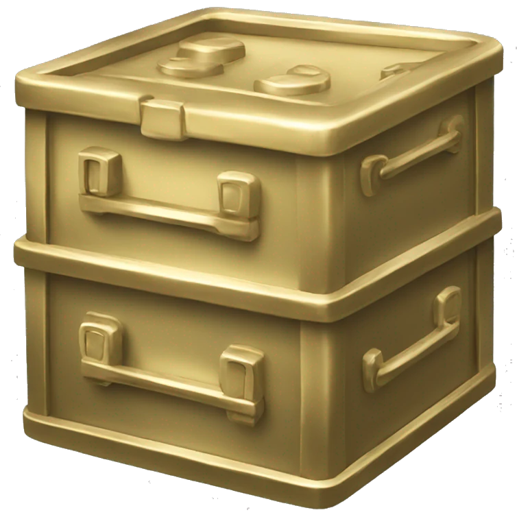 metal box gold emoji