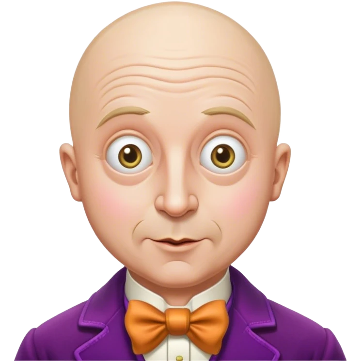 bald willy wonka emoji