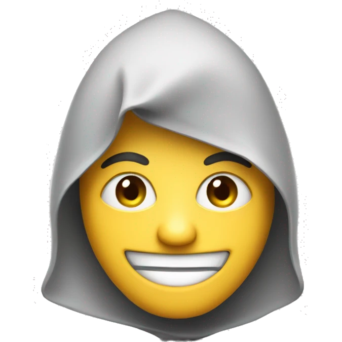 Smiling thief, triangle design  emoji