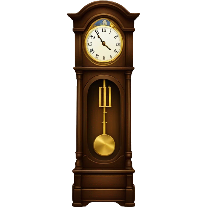 grandfather clock emoji