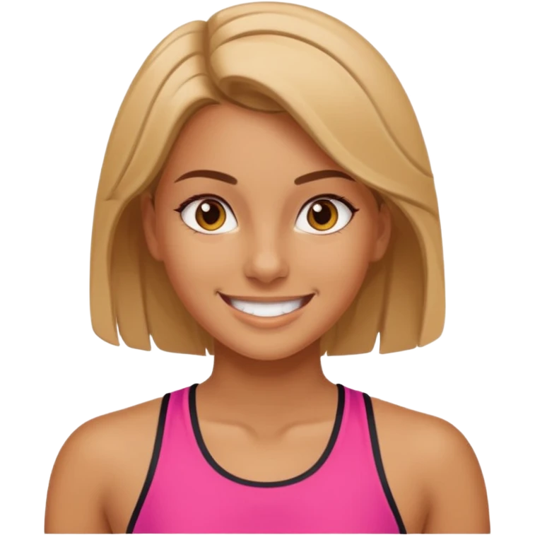 girl walks in a sport clothes emoji