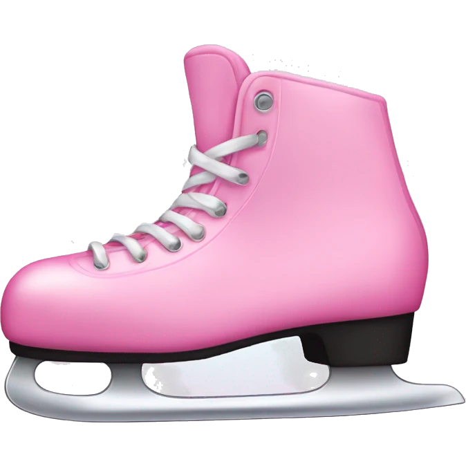 Pink ice skates  emoji