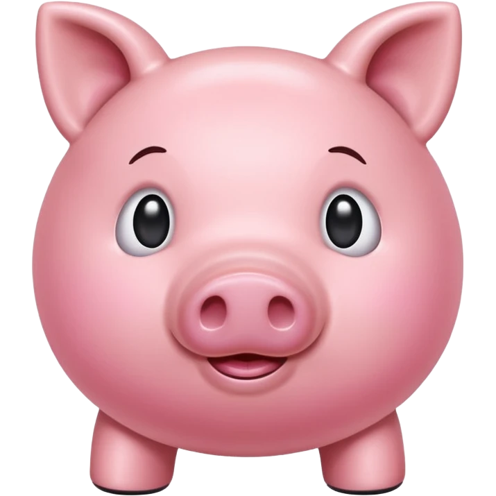 Pink piggy emoji