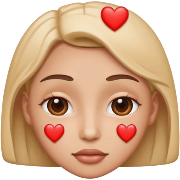 I just need these two emojis to be combined 🙄🥰. Like use this emoji: 🙄 but add the hearts surrounding it like this emoji: 🥰 emoji