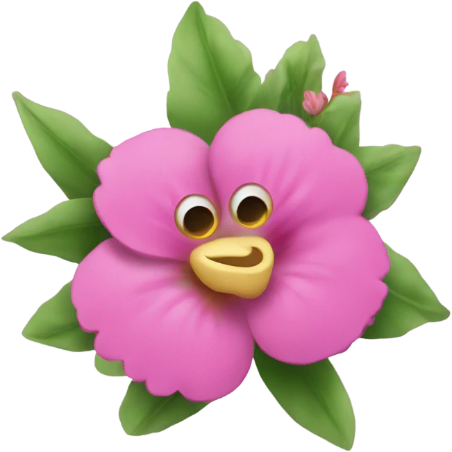 Cula with pink plowe  emoji