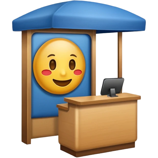 professional booth emoji
