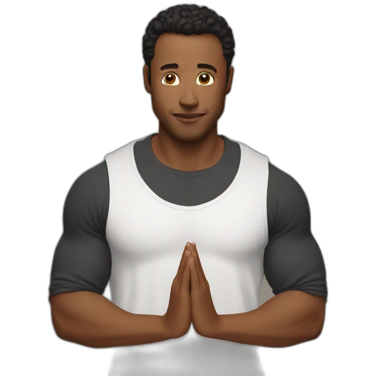 Alone musk is namaste 🙏 pose emoji