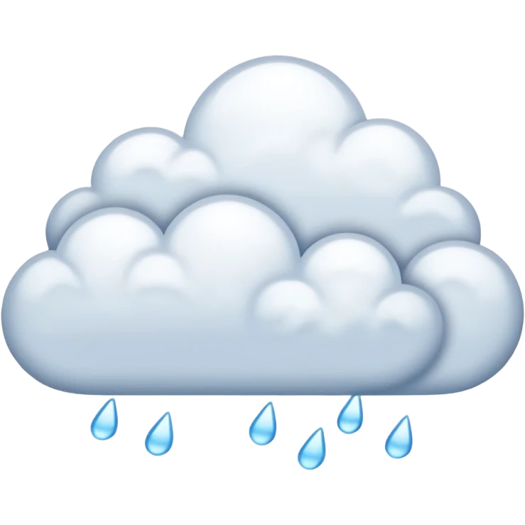 snowing clouds emoji