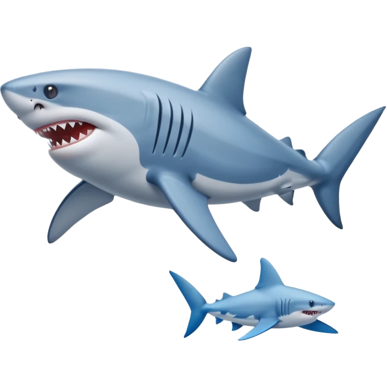 Shark With Blue Nikes emoji