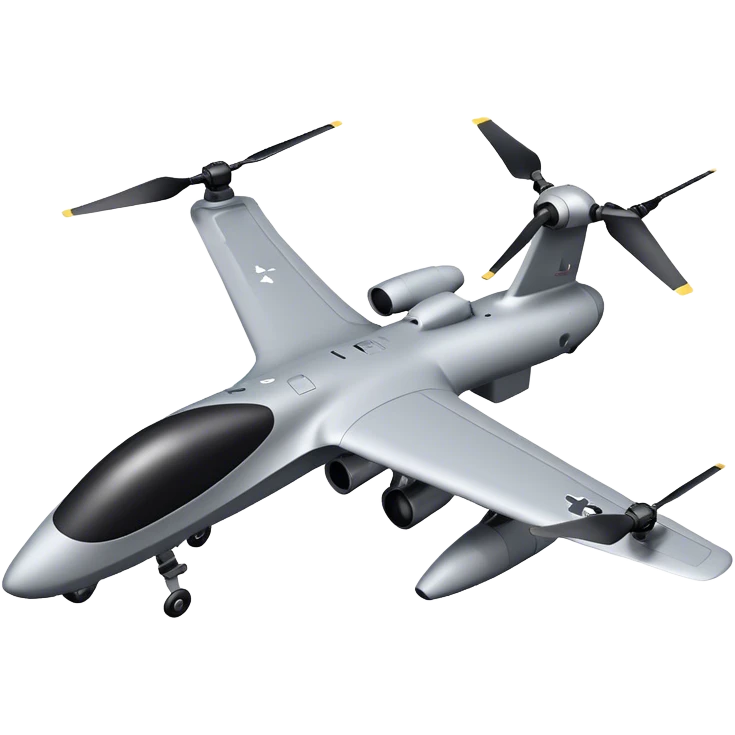 UAV Military aircraft emoji