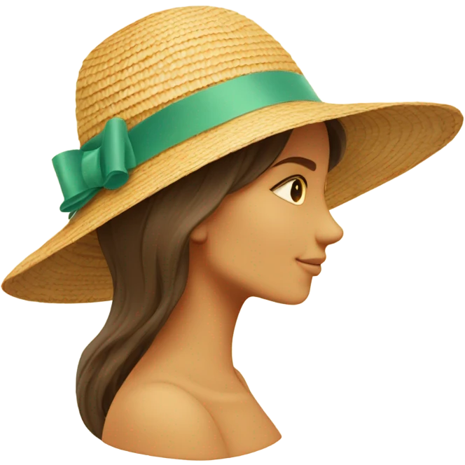 Sunhat emoji