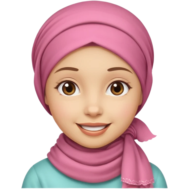 Başörtü Kapalı kız suratı emoji