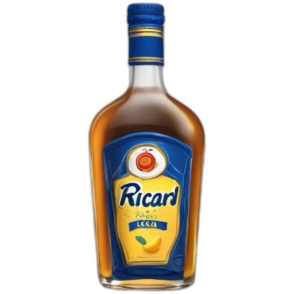 Bouteille de ricard emoji