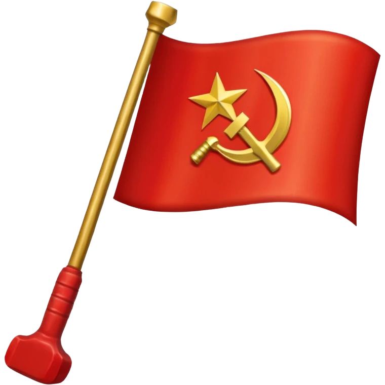 BANDERA DE LA UNIÓN SOVIÉTICA ☭ emoji
