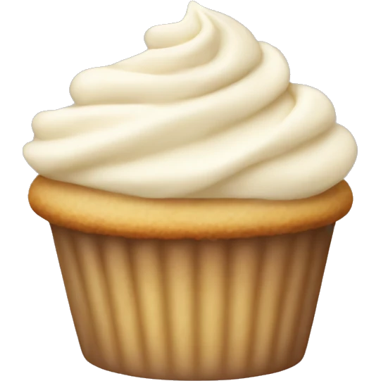 Vanilla cupcake soft emoji