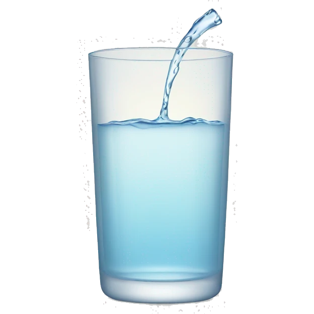 glass of water emoji
