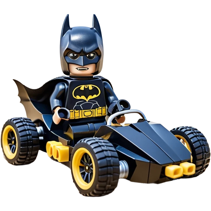 full size real-appearance road racing sexy muscular Batman’s masculine midnight-colored tight outfit 1970’s tv show dark stealthy accurate sporty safe plush deluxe Lego off-road pursuit drifting car lexus (black hair,reclining and relaxed torso and shoulders back against seat) rallycross kart  emoji
