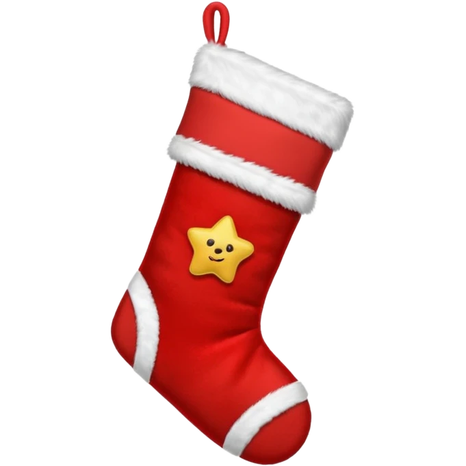 Christmas stocking emoji