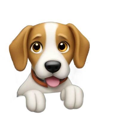 A dog in a car emoji