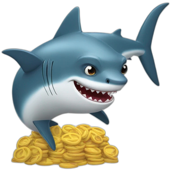 Thinking Shark emoji