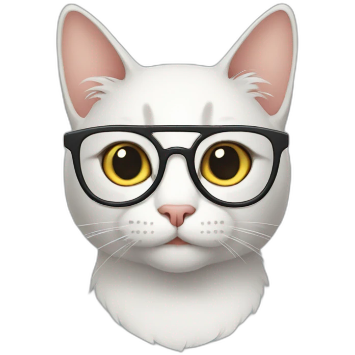 geek cat emoji