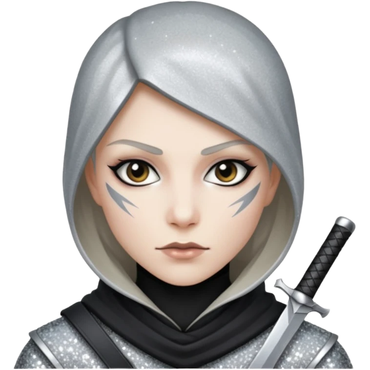 Glitter assassin emoji
