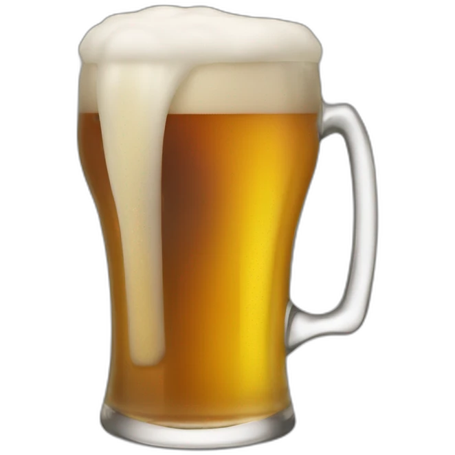Marcon drink a beer emoji
