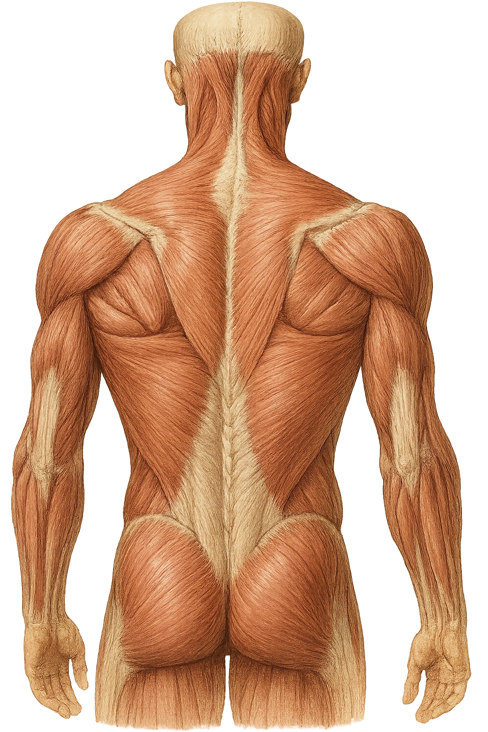 muscoli del dorso anatomia senza scritte emoji